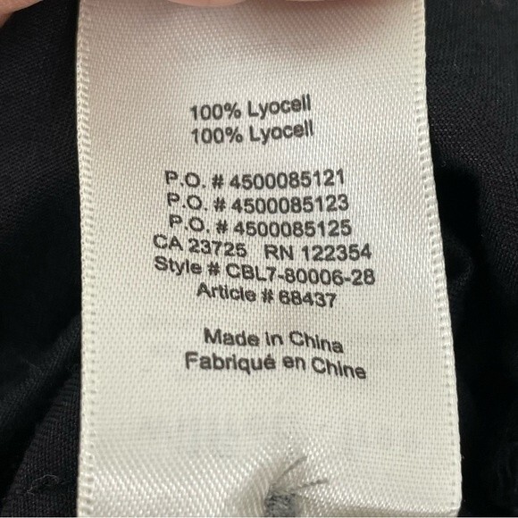 Wilfred Free Aritzia Little Black Romper Size SMALL Drawstring Waist - Picture 7 of 8